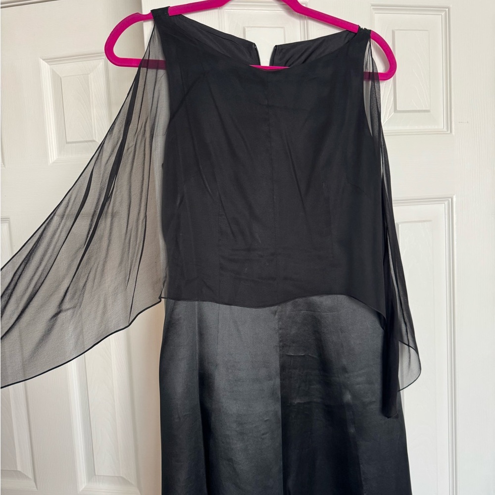Morgane Le Fay Black One Shoulder Dress